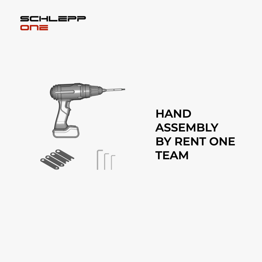 Hand Assembly Service: for SCHLEPP ONE or SCHLEPP ONE-S Camera Cart
