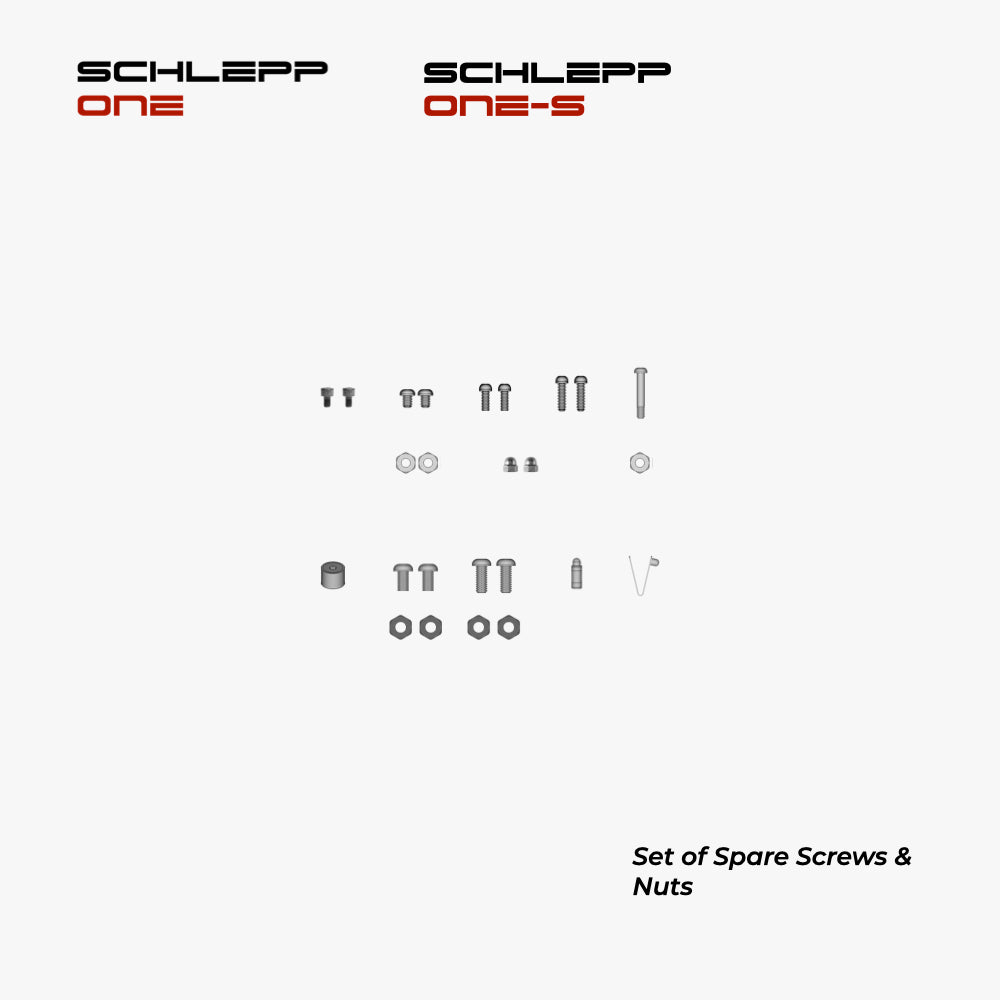 Spare Screws (small set) for SCHLEPP ONE / SCHLEPP ONE-S