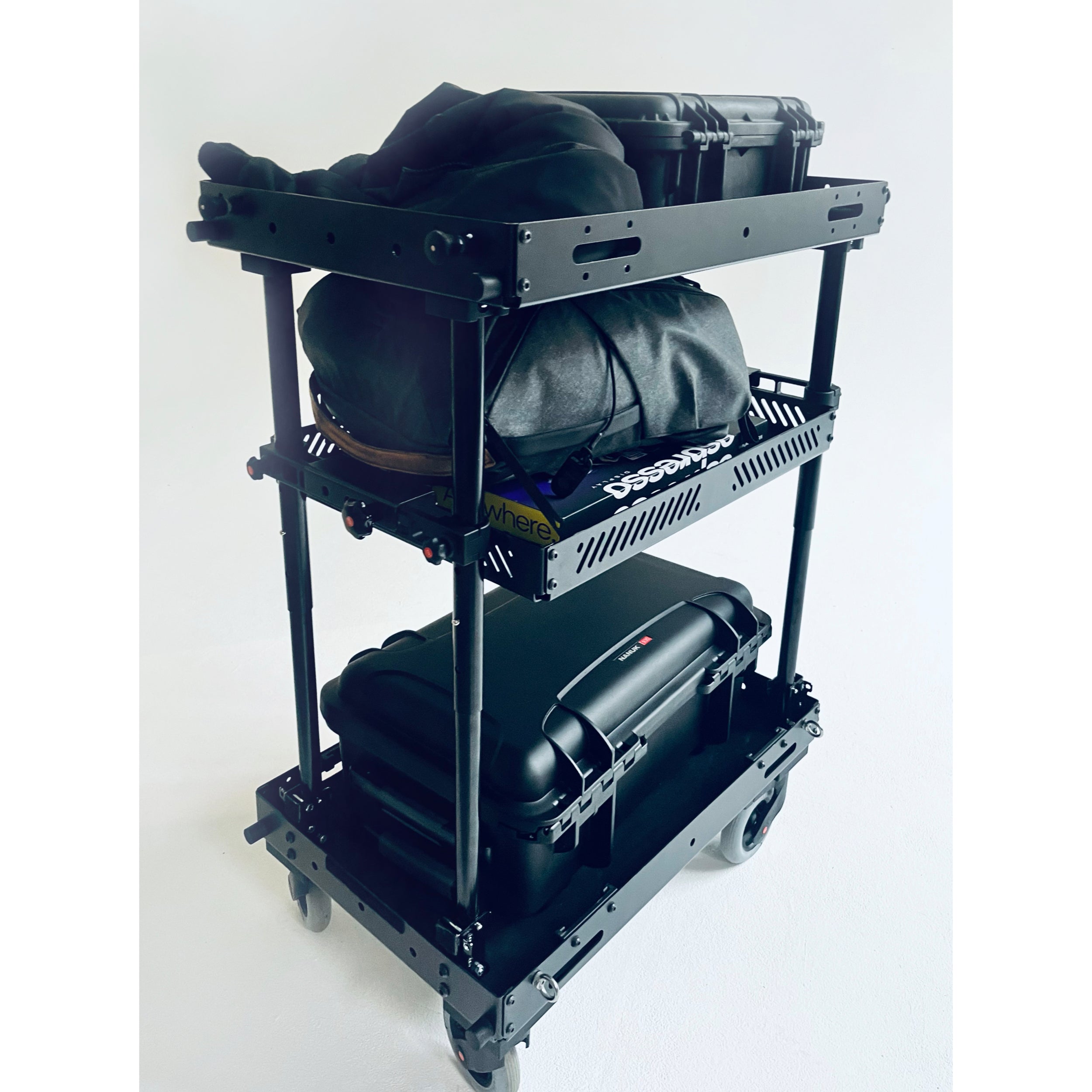 Middle Shelf WITH Crossbars: for SCHLEPP ONE Camera Cart – SCHLEPP