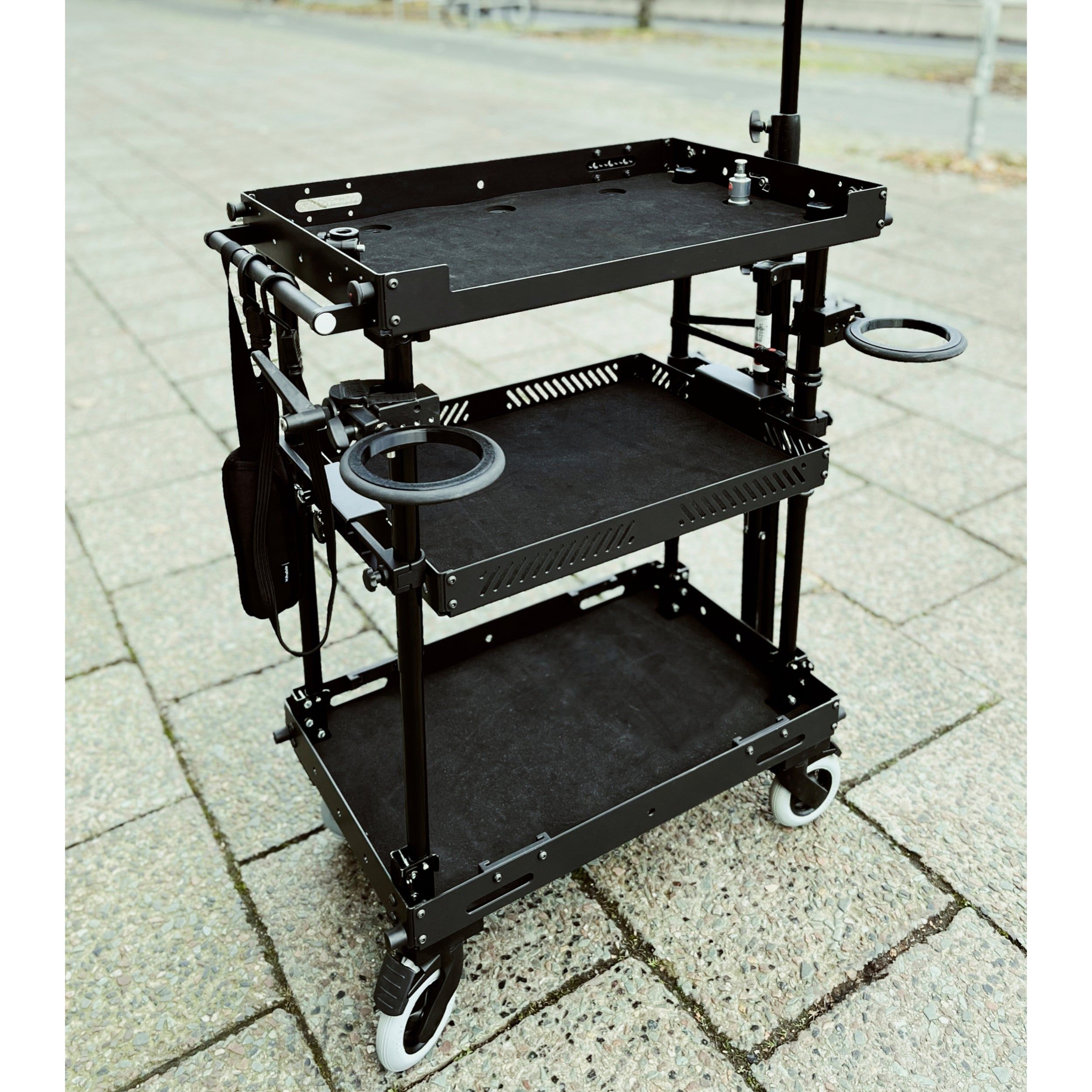 Middle Shelf WITH Crossbars: for SCHLEPP ONE Camera Cart – SCHLEPP